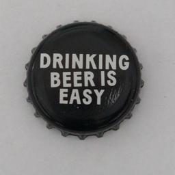Drinking beer is easy